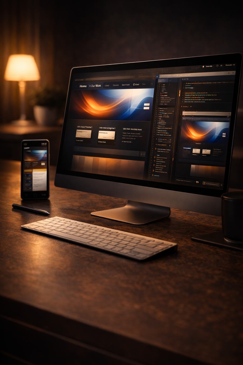 Izrada web stranice na laptopu